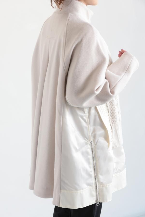CEaRET FROM araara(シーレット) Knit Docking Coat - YAMAROKU
