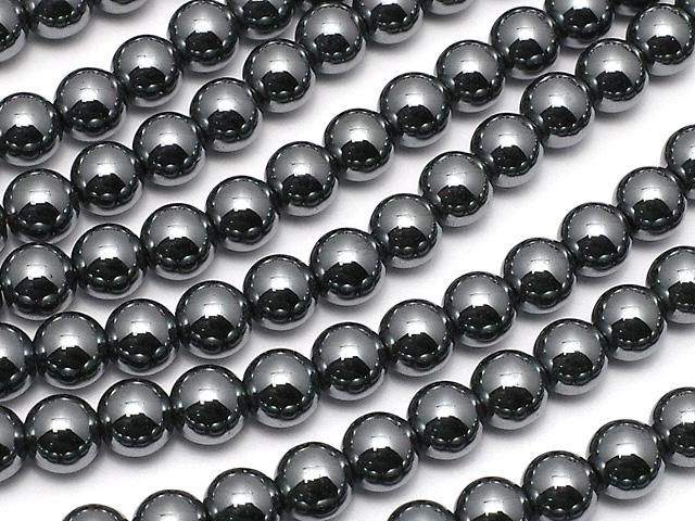 ヘマタイト ラウンド4mm ｜天然石ビーズの卸問屋・通販ケンケンジェムズ