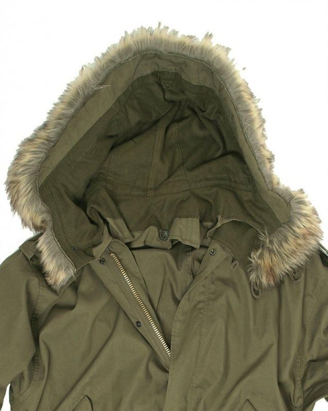 MIL-TEC ファーフード(M-51パーカ用） OLIVE