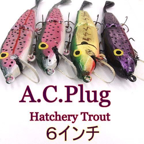 ACプラグ ハッチェリートラウト 6インチ - バスプロショップ ナイル