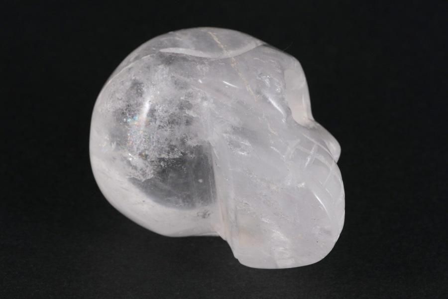 天然水晶 クリスタルスカル 84g (水晶髑髏)｜天然石 通販キラリ石
