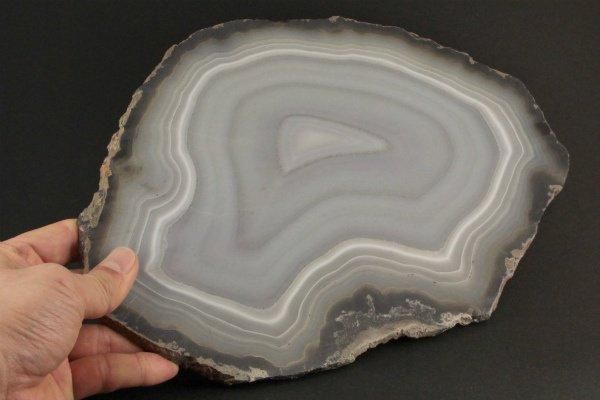 アゲート(瑪瑙) スライス板 590g / 未研磨板｜天然石通販キラリ石