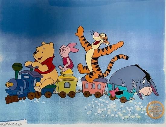 くまのプーさん ティガー セル画 5000枚限定品 1995年希少 Disney