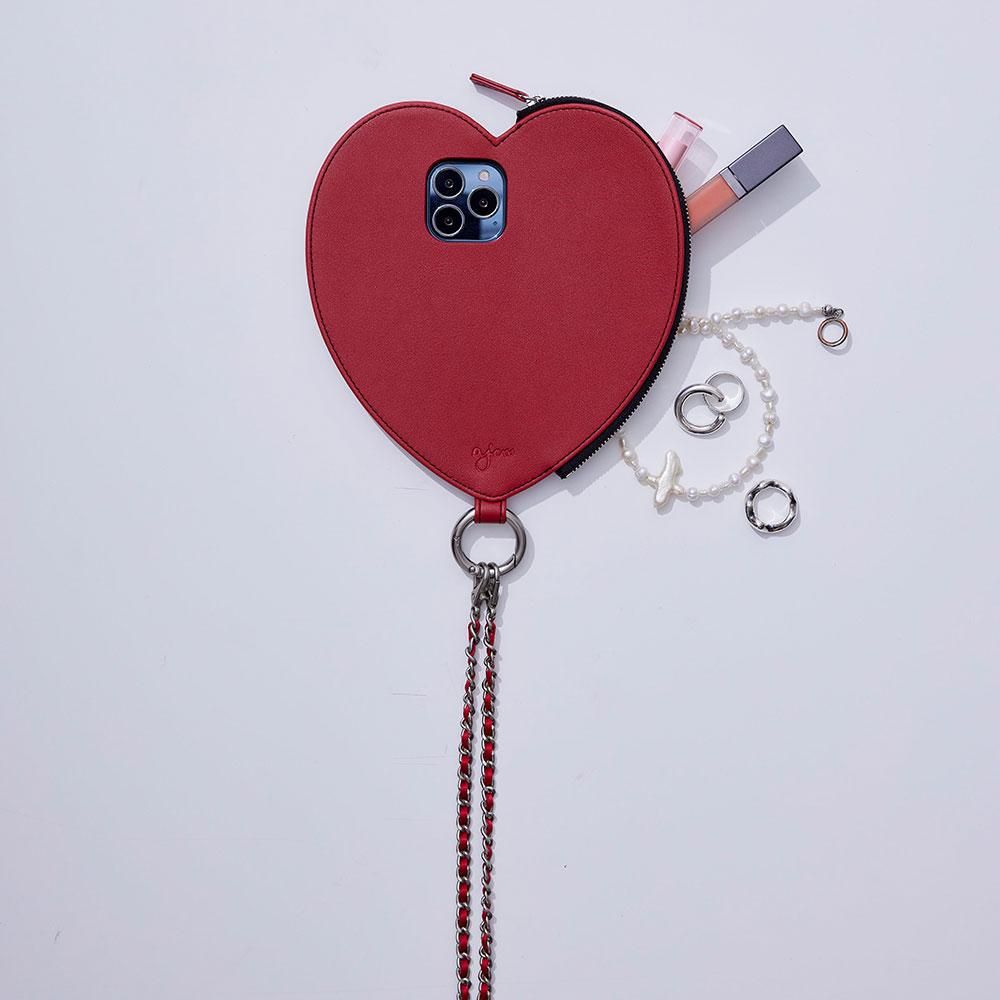 dress HEART | iPhone14Pro / red - ajew