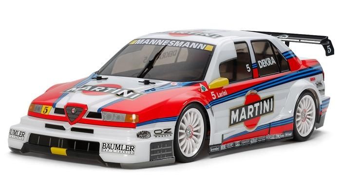 58606・タミヤ製 1/10RC アルファロメオ 155 V6 TI マルティーニ（TT