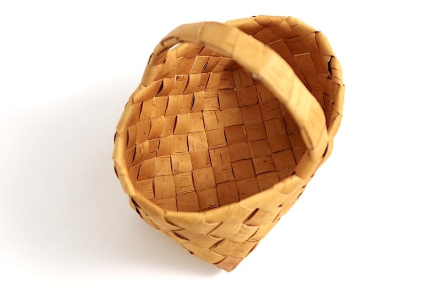 白樺かご/ハンドル付きバスケット/Basket/Sサイズ - まいにち北欧道具
