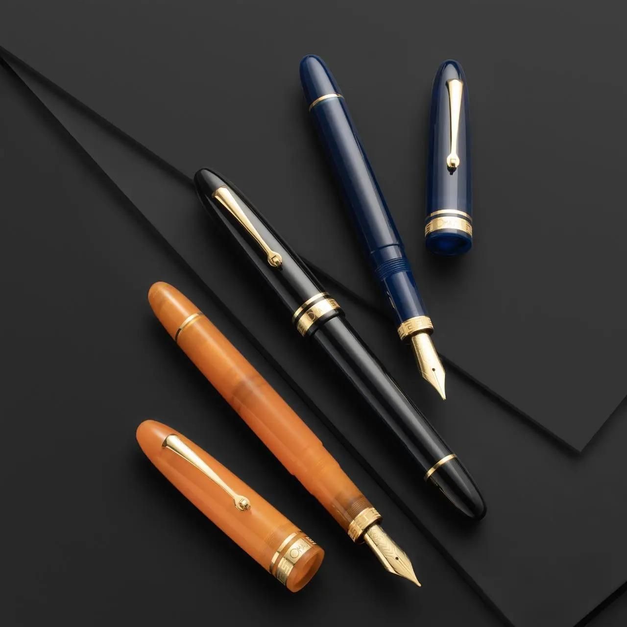 オマス オジヴァ ブルー シルバートリム 万年筆 Omas Ogiva Blue ST