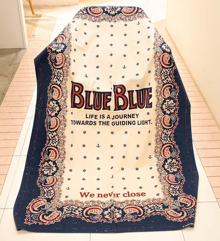 BLUEBLUE ブルーブルー ペイズリーサラサ アンティークウォッシュ