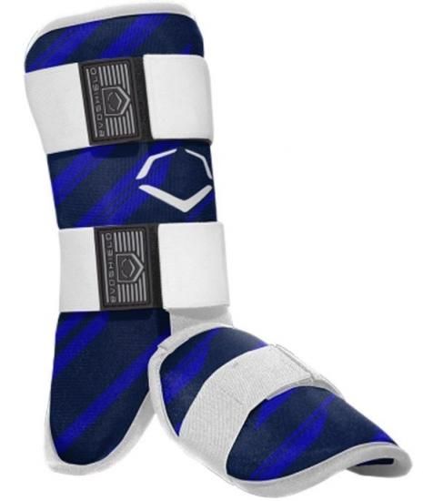 ○EvoShield エボシールド○硬式レッグガード フットガード 紺○ご自分