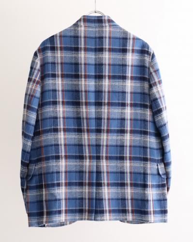NEAT Neru Check Locksmith Jacket - BLUE - PURAS