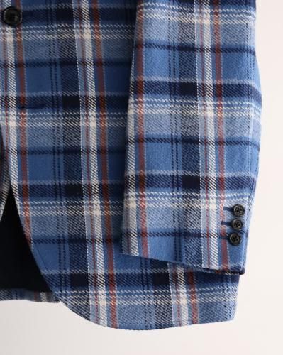 NEAT Neru Check Locksmith Jacket - BLUE - PURAS