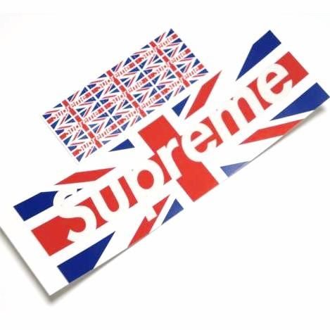 Supreme Union Jack Box Logo Sticker ステッカー - Supreme 通販