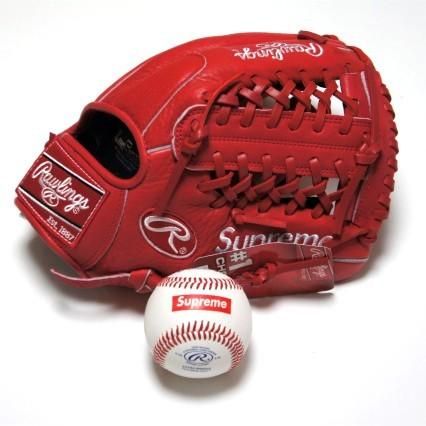 早い者勝ち！Supreme Rawlings Gloves グローブ赤右利き 早い者勝ち