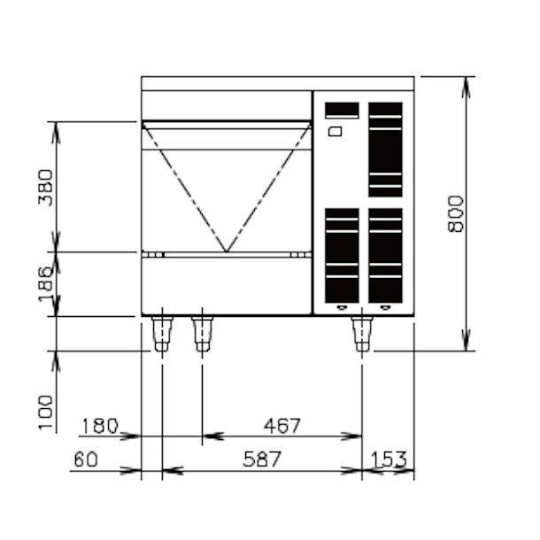 製氷機 ホシザキ IM-55TM-2 アンダーカウンタータイプ