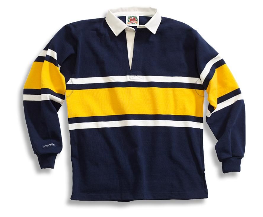 BARBARIAN（バーバリアン）ラガーシャツ - Collegiate Stripe