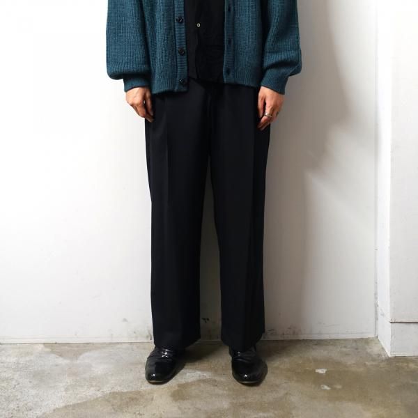 URU(ウル)/1 TUCK PANTS/D.NAVY 通販 取り扱い-CONCRETE RIVER