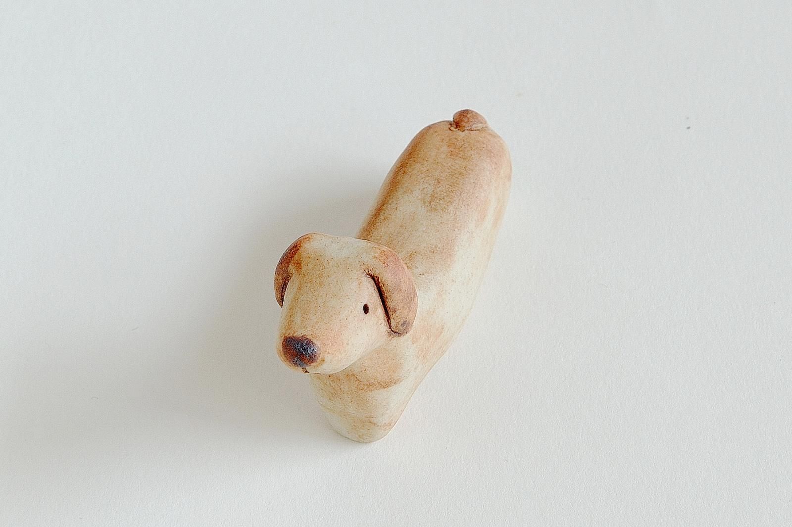 ミニオブジェ 犬 - 草舟オンラインショップ（金子佐知恵）| 陶器の雑貨