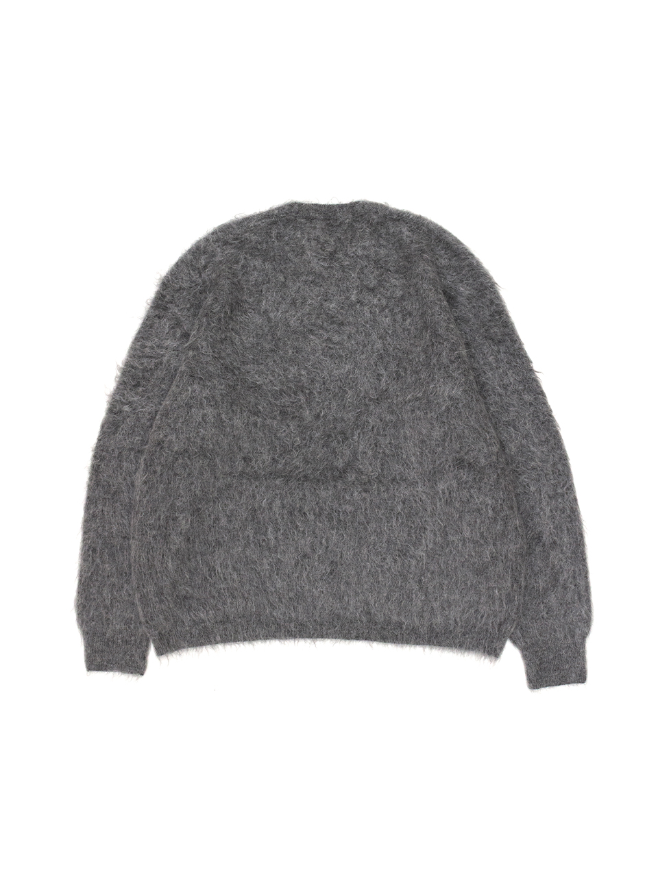 KID MOHAIR KNIT CREW NECK LS-キッドモヘアニットクルーネックロング