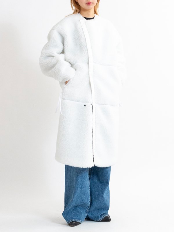 FAUX SHEARING COAT-ファーシャーリングコート-HYKE（ハイク）通販| st