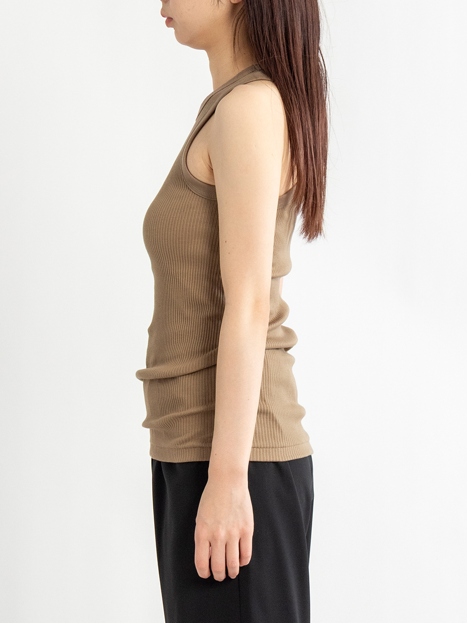 CREW NECK TANK TOP-クルーネックタンクトップ-HYKE（ハイク）通販| st