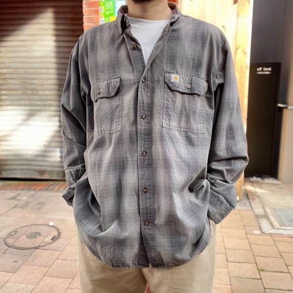 Carhartt カーハート RELAXED FIT シャドーチェック 長袖 シャツ 2XL