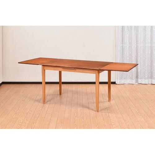 北欧デンマークビンテージ家具/UD7056/伸長式ダイニングテーブル