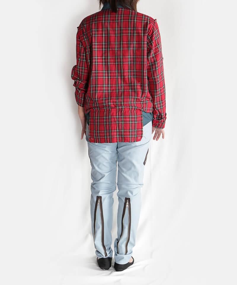 RALEIGH RED MOTEL ZIP SLIM TROUSERS黒 L RALEIGH / ラリー【 “Let's