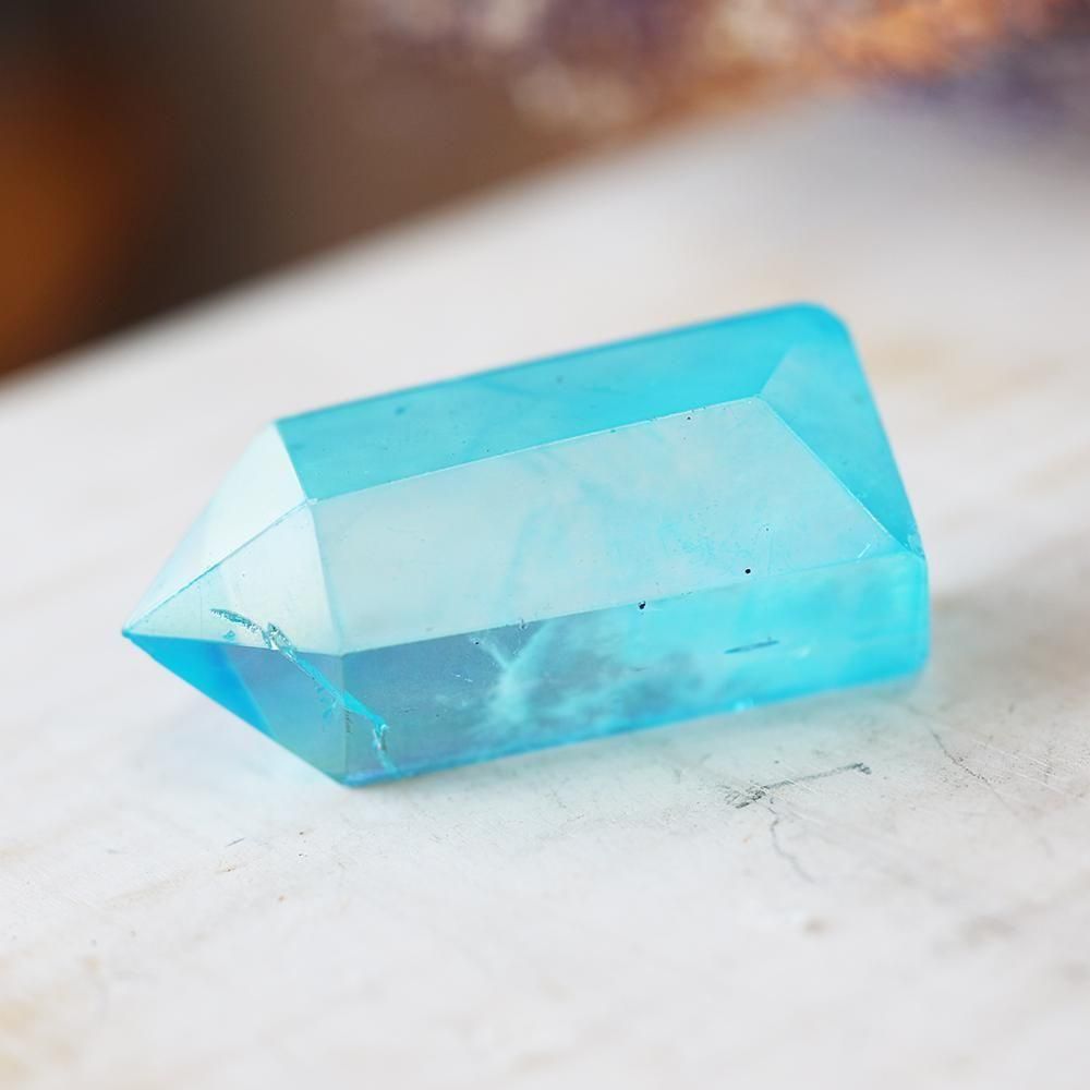 アクアオーラ水晶ポイント - 海福雑貨通販部