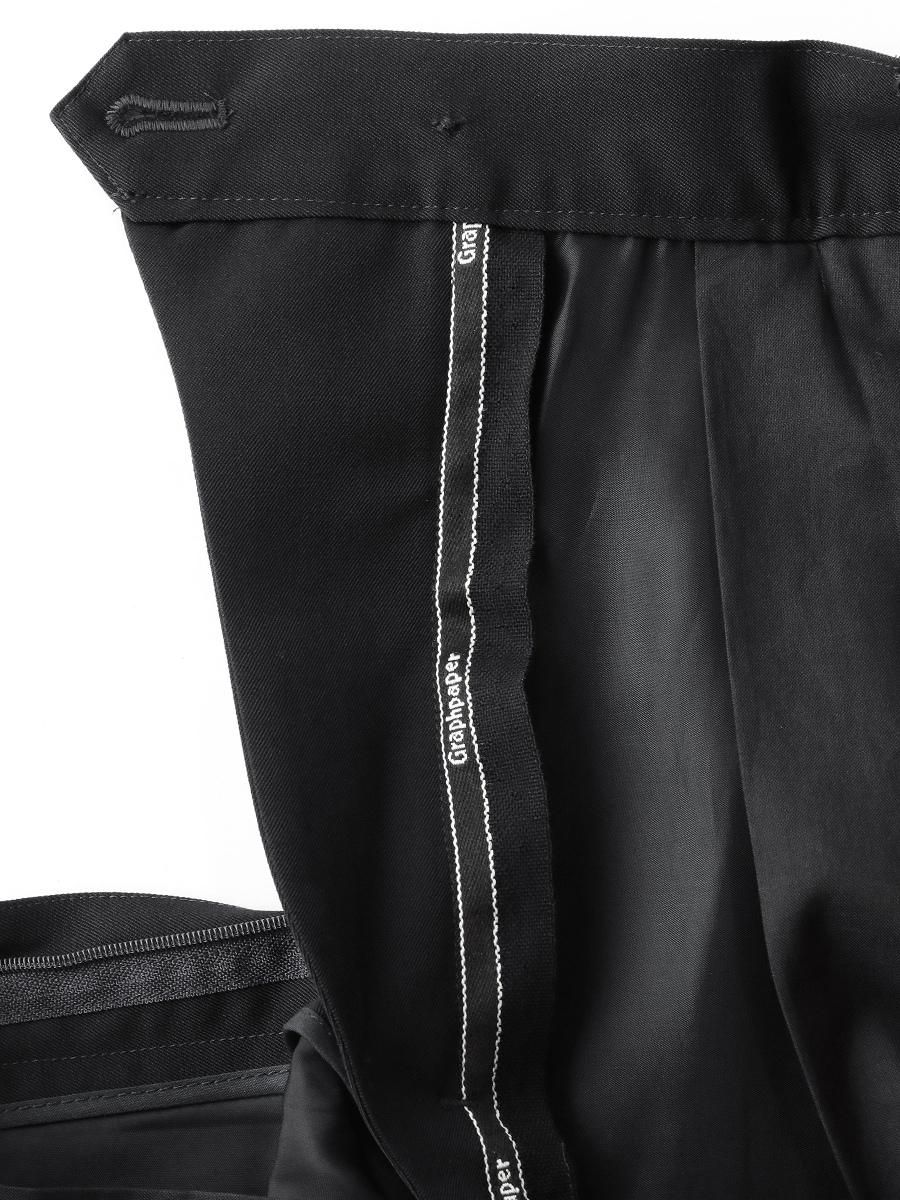 Graphpaper - グラフペーパー / SELVAGE WOOL TAPERED SLACKS