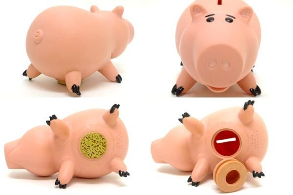 TOY STORY/トイストーリー 「HAMM SAVING BANK (ハム/ソフビ貯金箱