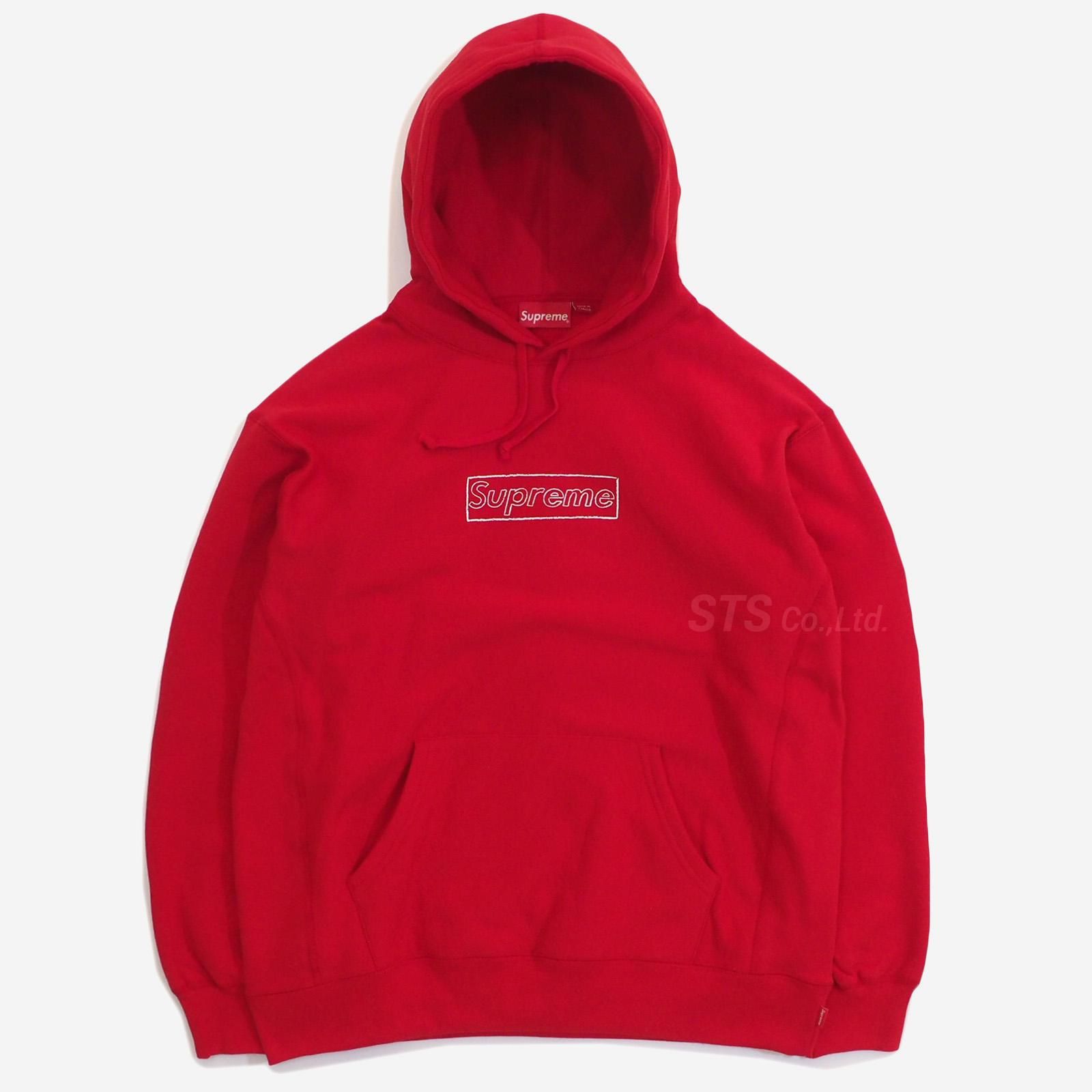 Supreme - KAWS Chalk Logo Hooded Sweatshirt - ParkSIDER