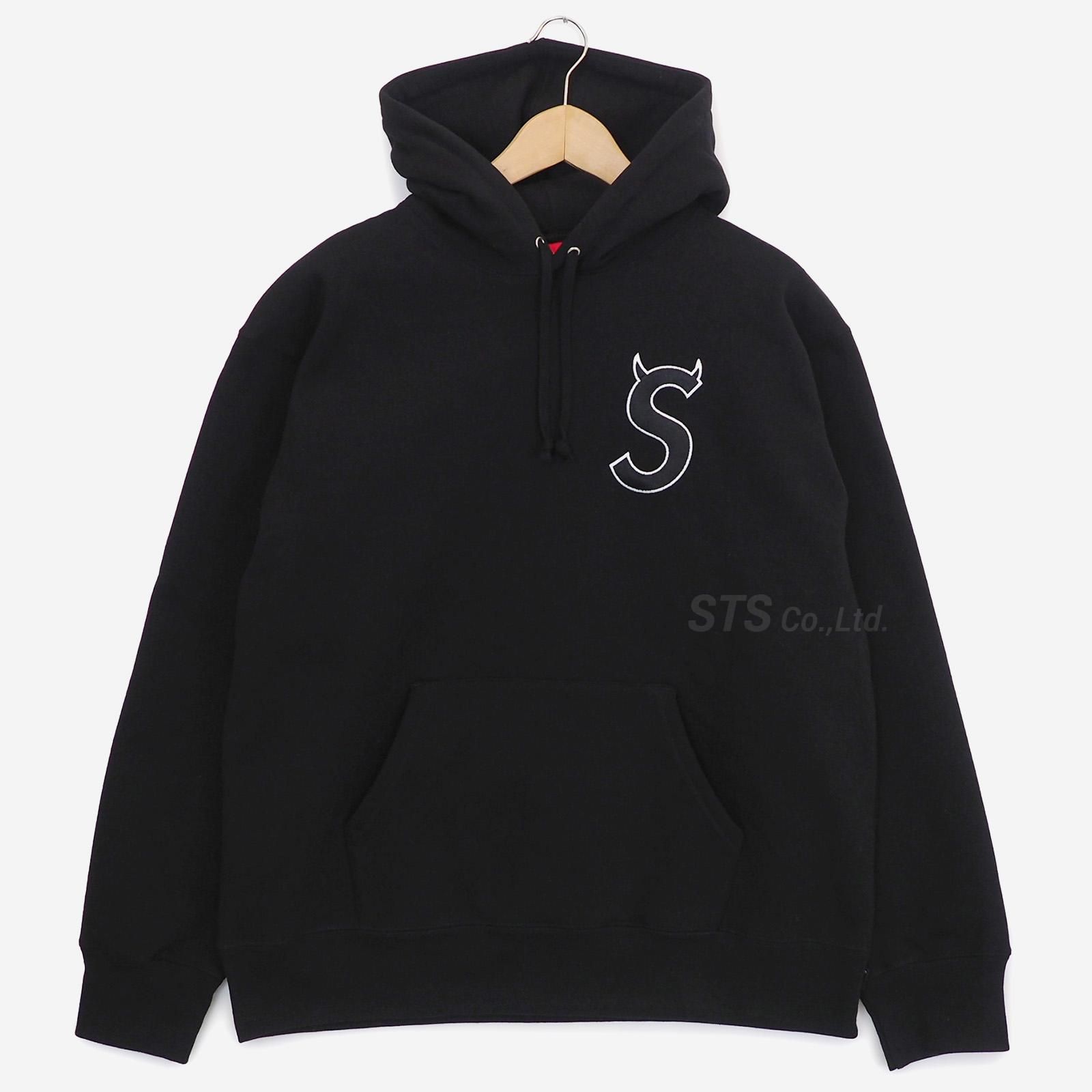 Supreme S Logo Zip Up Hooded Sweatshirt紺