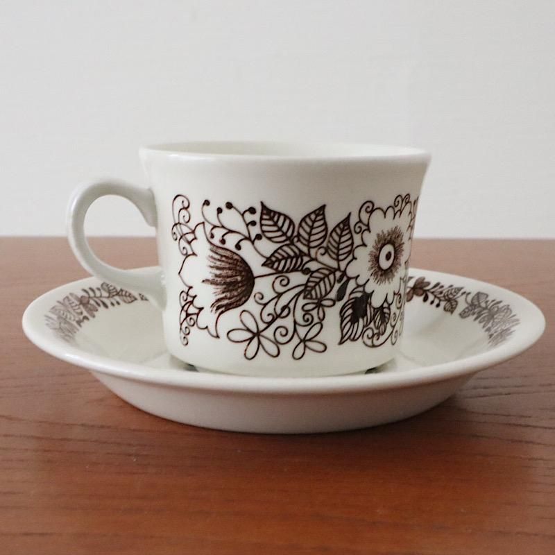 ARABIA アラビア FINNISH FLINT Tuula コーヒーカップ＆ソーサー