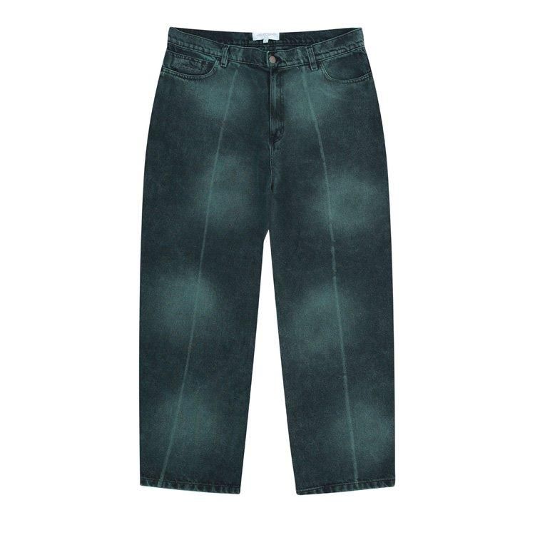 YARDSALE（ヤードセール）/ Bleached Phantasy Jeans (Emerald) - birnest