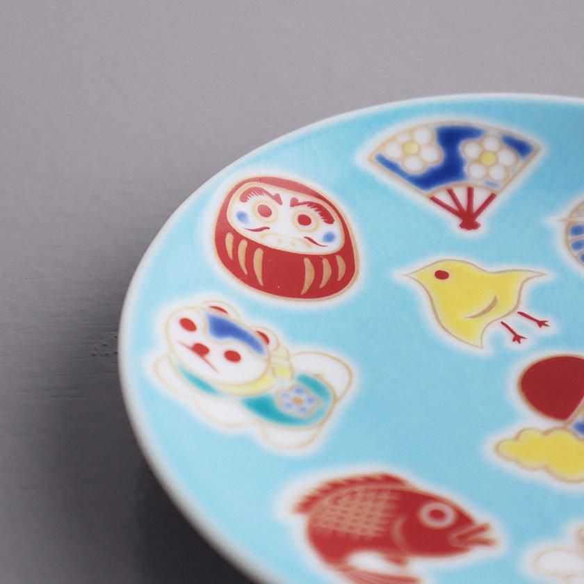 青郊窯 九谷焼 縁起豆皿 の通販。- AIDA ONLINE STORE 毎日を