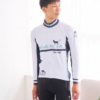 7ITA サイクルジャージ 長袖 上下 黒