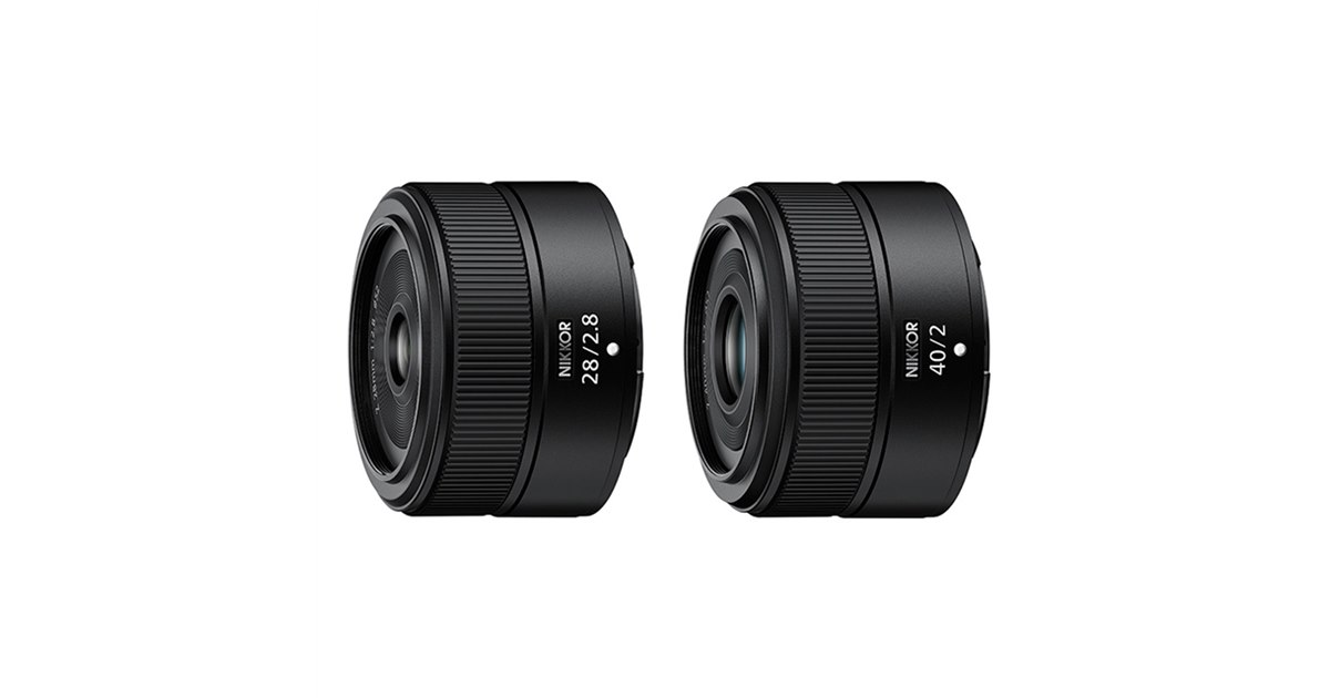 ニコン、単焦点レンズ「NIKKOR Z 28mm f/2.8」「NIKKOR Z 40mm f/2」を