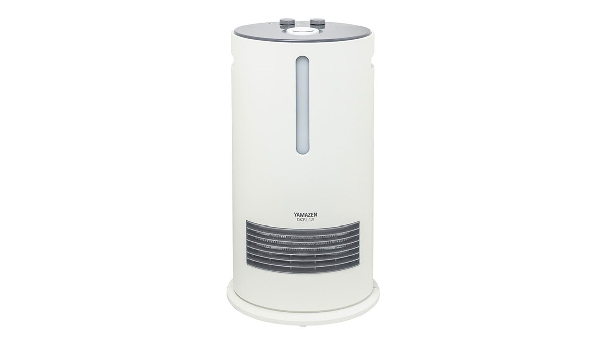 YAMAZEN、加湿機能付きセラミックヒーター「DKF-L12」 - 価格.com