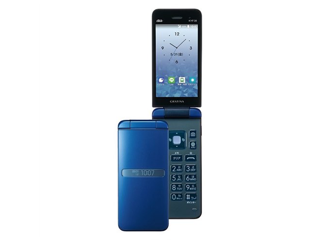 au、「＋メッセージ」に対応した4G LTEケータイ「GRATINA KYF39