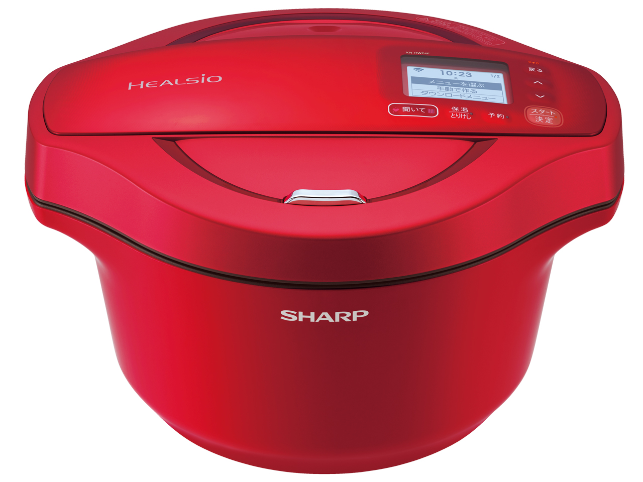 シャープ ヘルシオ ホットクック KN-HW24G-R [レッド系] 価格比較