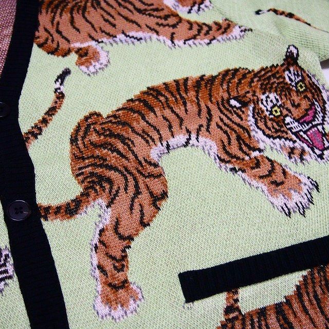 WACKO MARIA ワコマリア TIM LEHI / JACQUARD KNIT CARDIGAN - CONUR