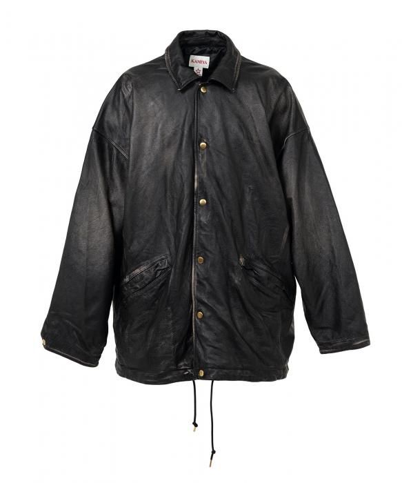 正規取扱店】KAMIYA Distressed Leather Coach Jacket(カミヤ) - THE