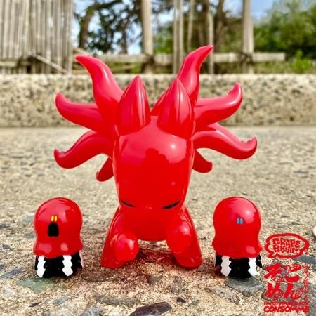 GRAPE BRAIN 九尾ノ狐モドキ こんそめ ソフビ フィギュア 【公式通販】
