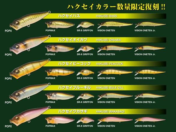 Megabass (メガバス) VISION 110 (ビジョンワンテン) (SP-C) ハクセイ