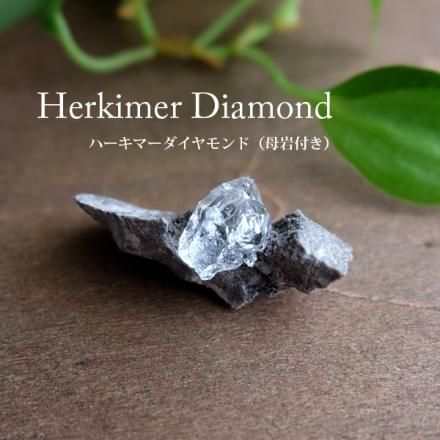 ハーキマーダイヤモンド水晶原石（母岩付き） アメリカニューヨーク州
