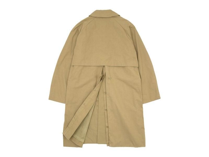 YAECA ステンカラーコート スタンダード KHAKI 〔メンズ〕 【10502