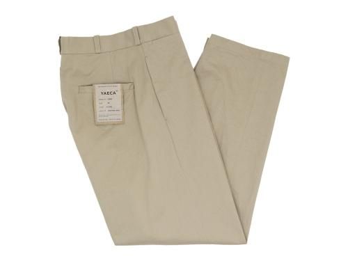 YAECA チノパン スタンダード KHAKI 〔メンズ〕 YAECA通販・取扱い