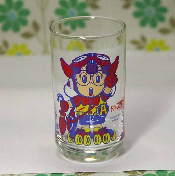 昭和レトロ 三ツ矢サイダー Dr.スランプアラレちゃん グラス - USA＆
