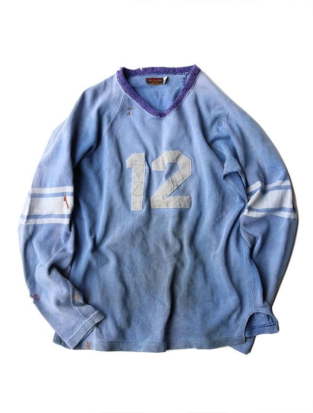 40s WILSON COTTON FOOTBALL SHIRT SIZE 42 - MATIN, VINTAGE