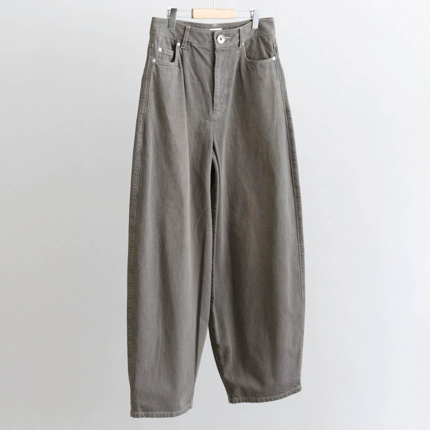 BARREL DENIM PANTS [BLEACH LIGHT GRAY] - WUNDER 大阪 セレクト
